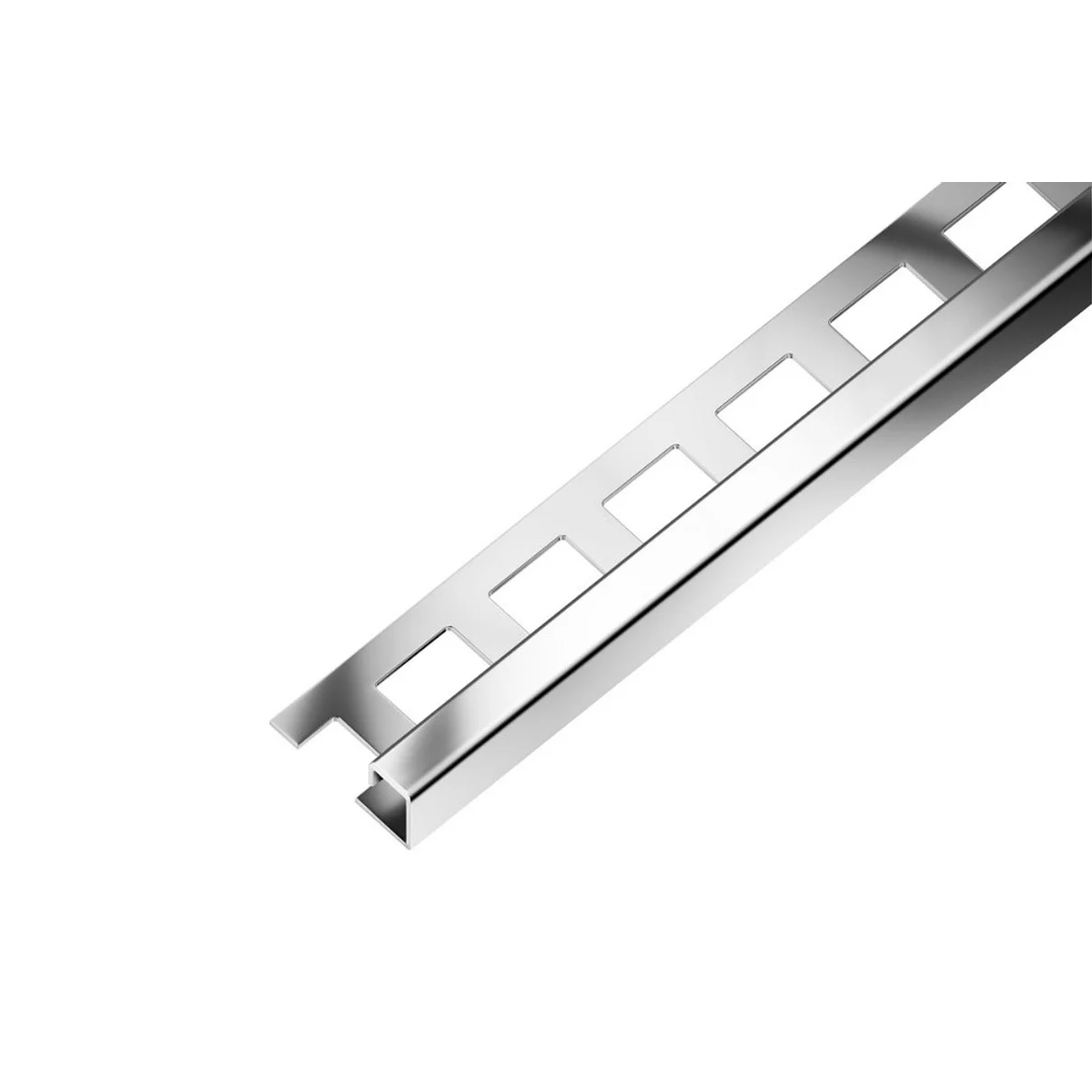 SP7 ukončovací lišta Q, pravidelná, nerez lesk V2A, 9 mm, 3 m