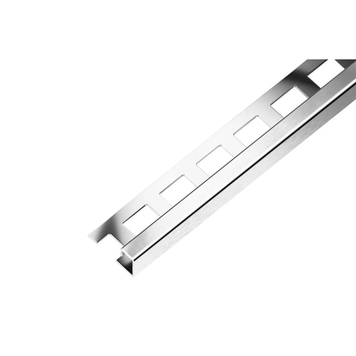 SP7 ukončovací lišta Q, pravidelná, nerez V2A kartáč, 9 mm, 3 m