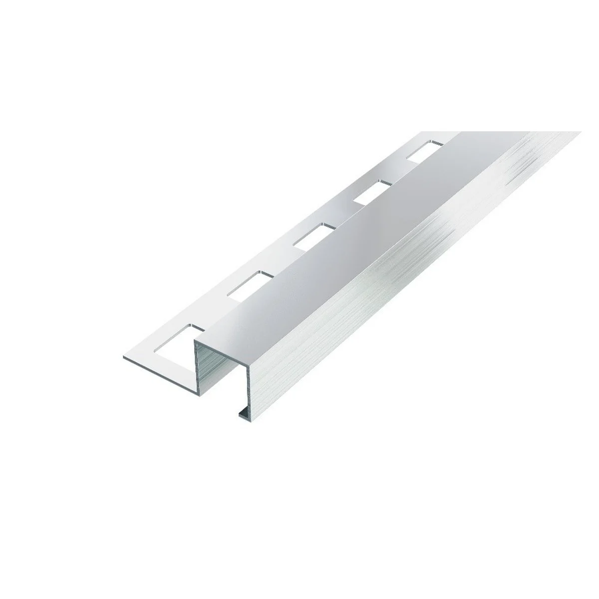 SP8 ukončovací lišta Q, čtvercová, pravidelná, hliník, 12,5 mm, 3 m