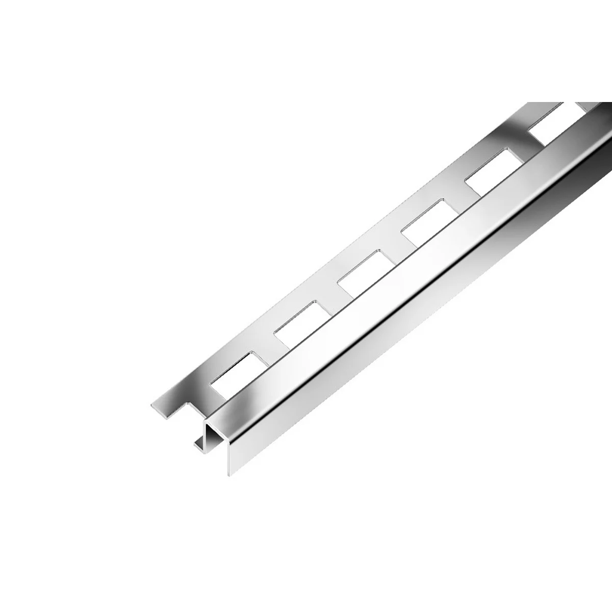 SP9 ukončovací lišta NQ, nepravidelná, nerez lesk V2A, 10 mm, 2,5 m