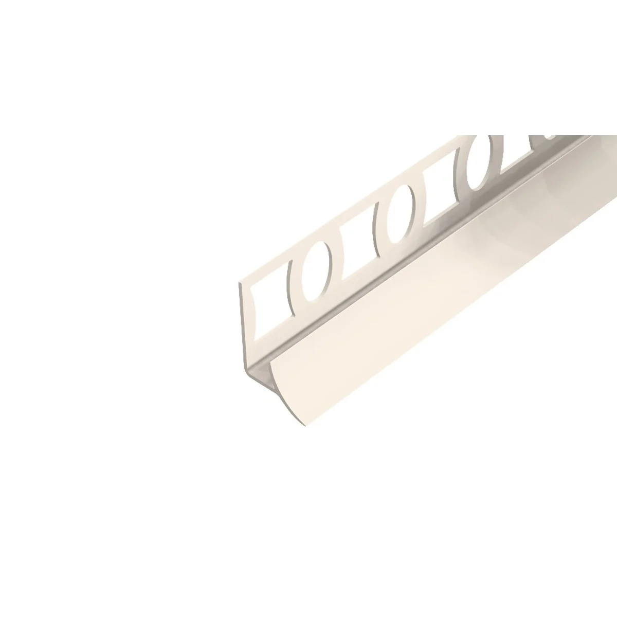 VP8 sanitární vanová lišta, PVC krémová, 7 mm, 2,5 m